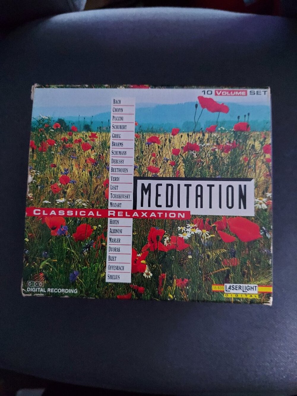 Classical Relaxation Meditation CDs, 10 Volume Set, Vintage, 1991 Edition
